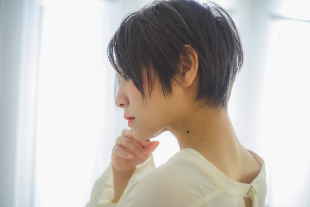 美しい施術後の髪